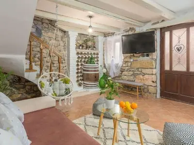 The living room of Casa Dvi Mendule
