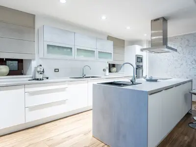 Modern kitchen of Villa LV