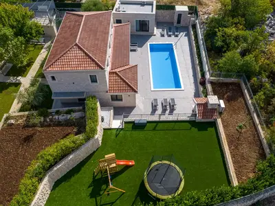 Playground is perfect fun. 
Spend your vacation with kids in Villa Neven 