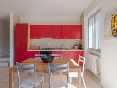 Küche und Essbereich