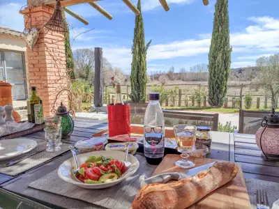 Aussicht vom Ferienhaus [Sommer]