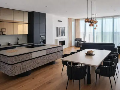 Küche und Essbereich