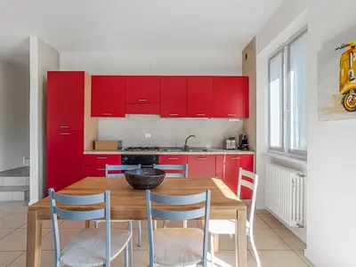 Küche und Essbereich