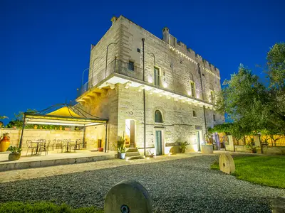 Masseria Antoglia bei Nacht